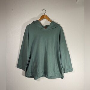 Brynn Walker Frank Sage Green Hoodie Oversized Relaxed Size XXS C30